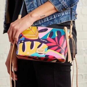 Consuela Boutique Multicolor Tropical Crossbody Bag